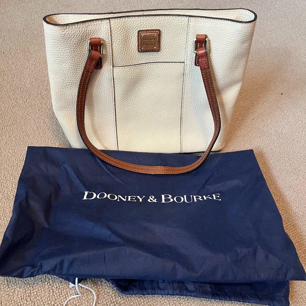 Donney & Bourke Purse, Cream and Red, like new
